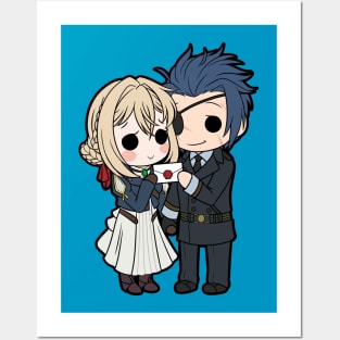 Chibi Violet + Gilbert Posters and Art